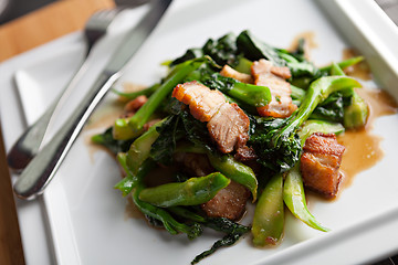 Image showing Thai style pork dish 