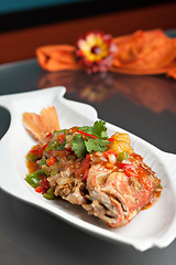 Image showing Thai Tamarind Red Snapper