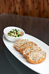 Image showing Thai Shrimp Sesame Toasts