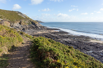 Image showing South Wales Coast Path