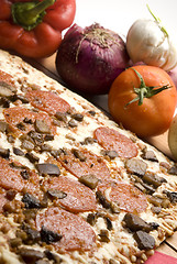 Image showing supreme pizza