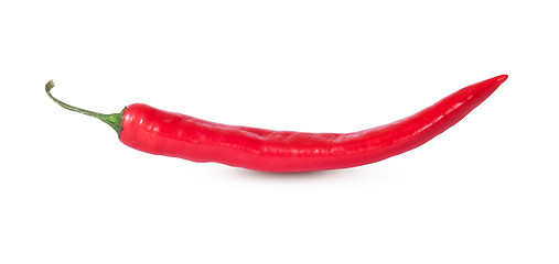 Image showing Ripe juicy red hot chili peppers