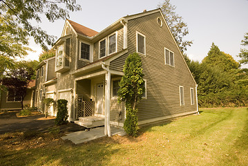 Image showing suburban condominium exterior