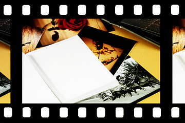 Image showing Photo Album with copy space