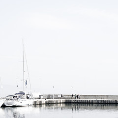 Image showing Sailing boats