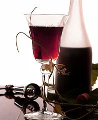 Image showing Red wine