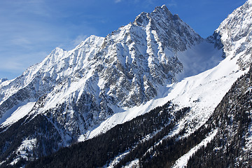 Image showing Border crossing Staller Sattel of Tyrol to Italy