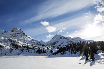 Image showing Mountain landscape in the Austrian Alps