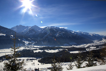 Image showing Mountain landscape in Austrian Alps