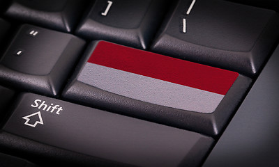 Image showing Flag on keyboard