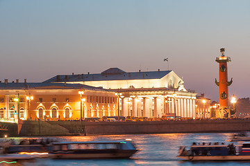 Image showing Vasilievsky Island spit