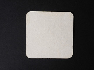 Image showing Beermat drink coaster