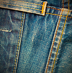 Image showing old jeans surface