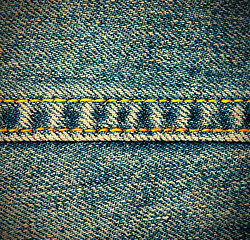 Image showing vintage denim background