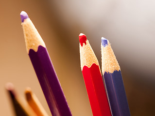 Image showing colored pencils