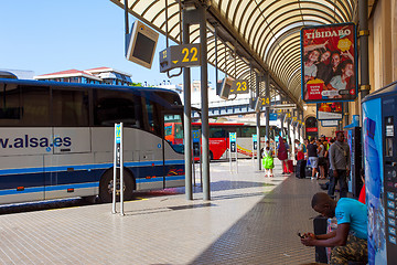 Image showing Barcelona Bus Terminal Estacio Nord