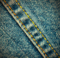 Image showing old jeans background