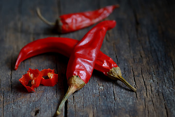 Image showing red Chili peppers