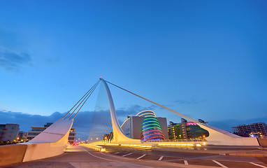 Image showing SAMUEL BECKETT BRIDGE