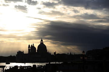 Image showing Cloudscape over Santa Maria della Salute