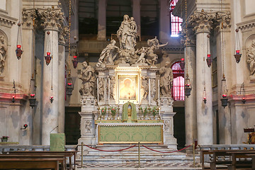 Image showing Altar of Santa Maria della Salute in Venice