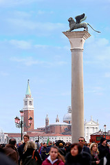 Image showing Column of San Marco in Venice