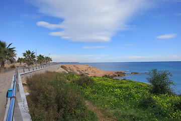 Image showing View from the Mediterranean, Costa Blanca