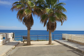 Image showing View from the Mediterranean, Costa Blanca