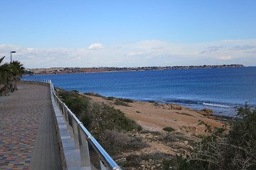 Image showing View from the Mediterranean, Costa Blanca