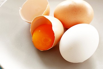 Image showing eggs and yolk