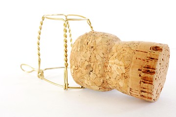 Image showing cork from champagne bottle