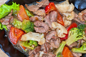 Image showing meat with vegetables