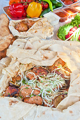 Image showing pork kebab