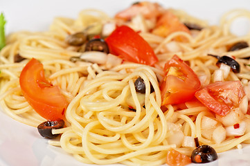 Image showing Pasta with vegetable