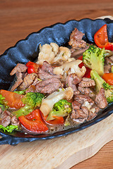 Image showing meat with vegetables