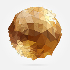 Image showing Vector. Abstract 3D geometric illustration.