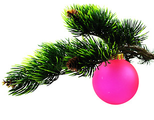 Image showing Christmas-tree decorations sphere