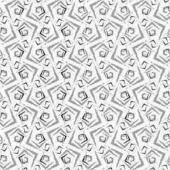 Image showing Repeating ornament gray small rough shapes