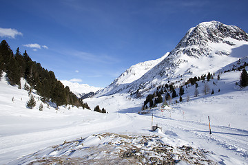 Image showing Border crossing Staller Sattel from Italy to Austria