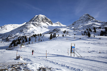 Image showing Border crossing Staller Sattel from Italy to Austria