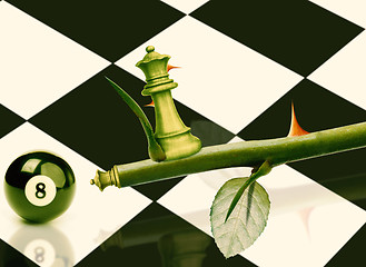 Image showing Green Minister Chess 