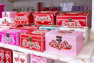 Image showing Gift boxes Croatian souvenir