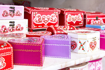 Image showing Gift boxes Croatian souvenir