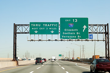 Image showing NJ Turnpike