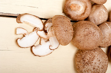 Image showing shiitake mushrooms