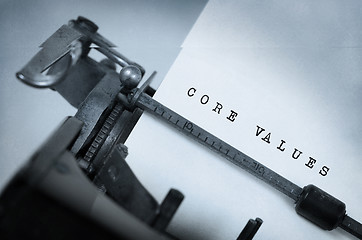 Image showing Vintage typewriter