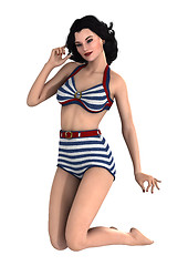 Image showing Pinup Girl