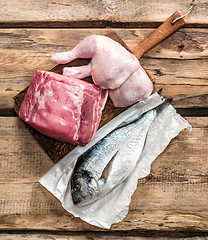 Image showing fresh raw meat products