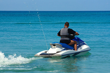 Image showing Jetski in Barbados