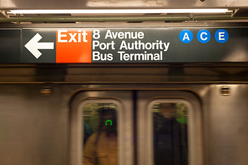 Image showing NYC subway